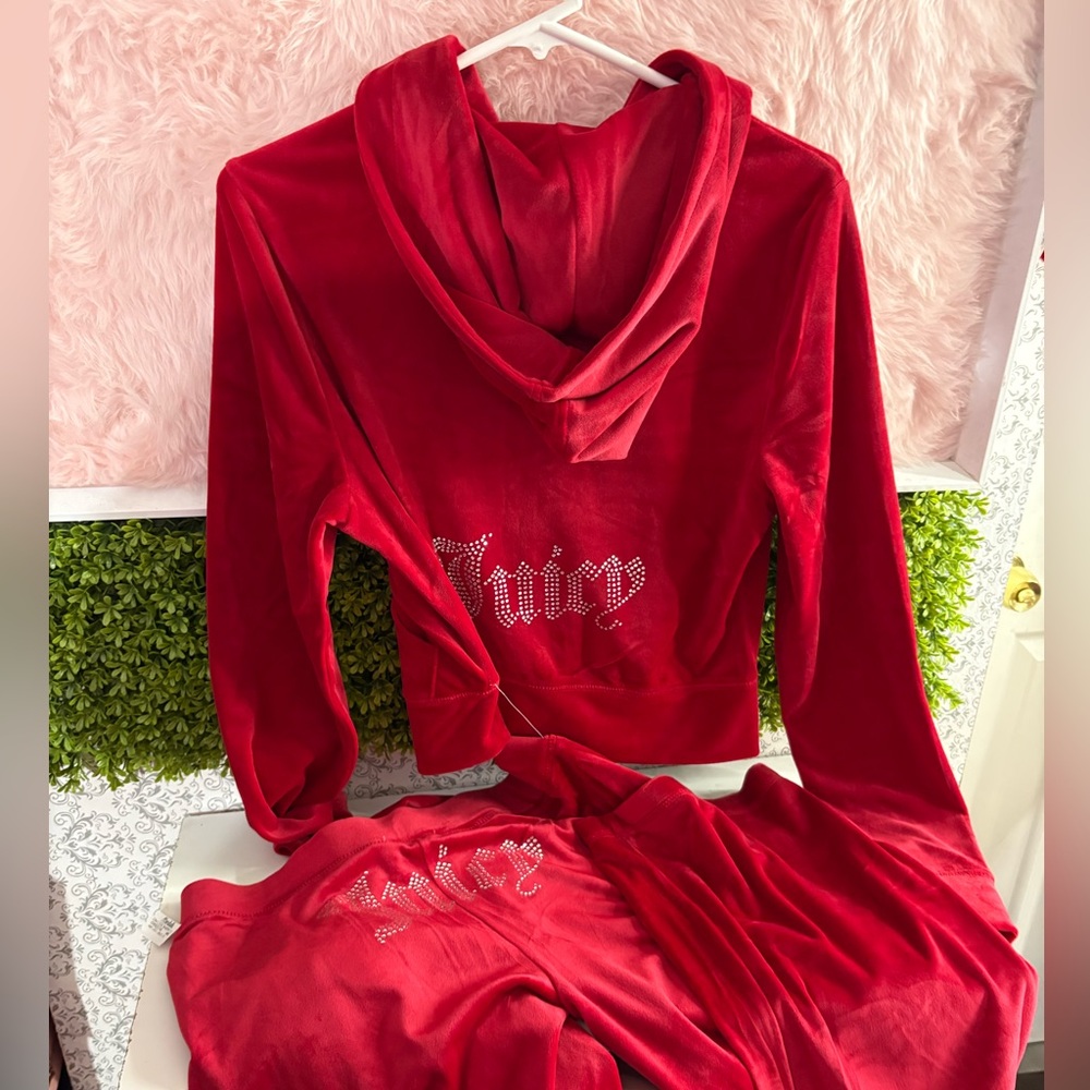 Juicy couture red  track suits